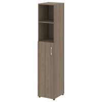 Шкаф высокий узкий левый (1 средний фасад ЛДСП) Yalta LT.SU-1.6 L/R вяз благородный